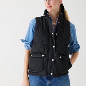 J. Crew quilted excursion vest